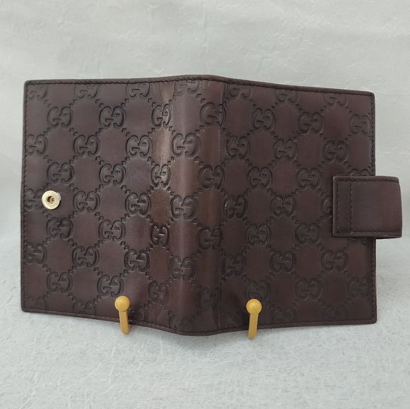 Auth Gucci Guccissima Agenda/Diary Planner Wallet Unisex - Picture 5 of 8
